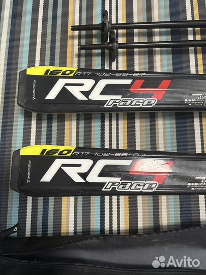 Горные лыжи Fischer RC4 Race 160 R17 102-65-87