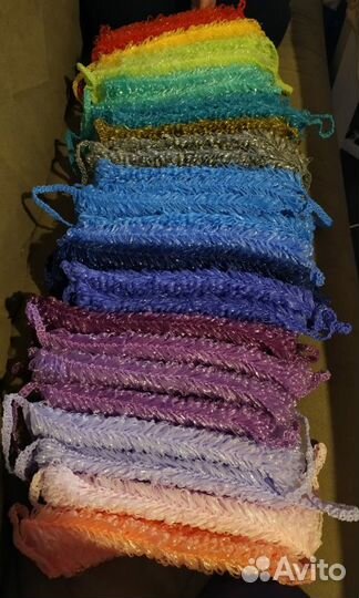 Мочалка ручная вязка