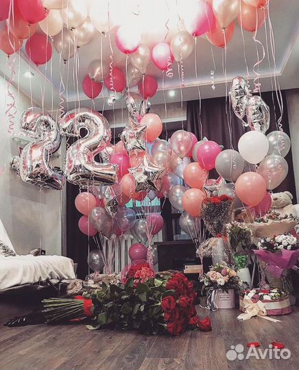 Воздушные и гелиевые шары. Доставка