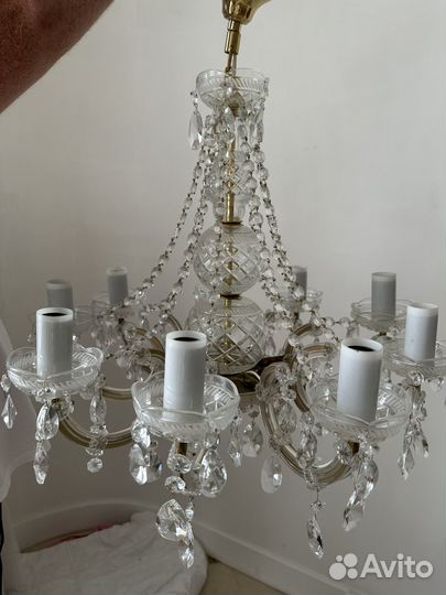 Люстра хрустальная богемия Чехия