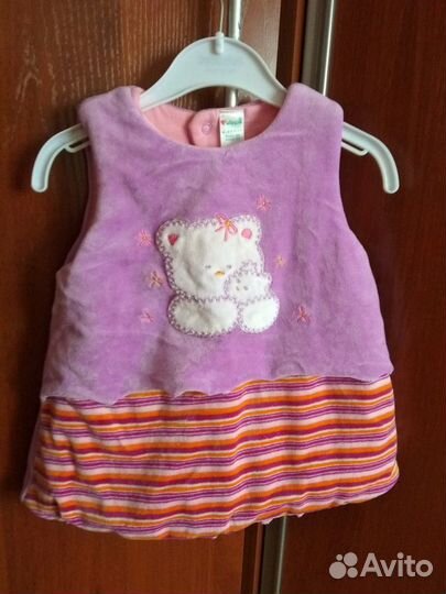 Костюм теплый на худенькую девочку