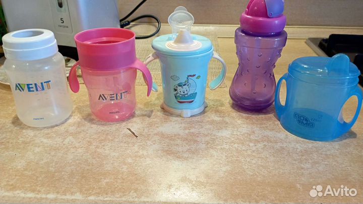 Поильник, тарелка, подогреватель