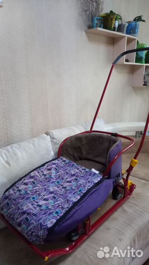 Коляска санки