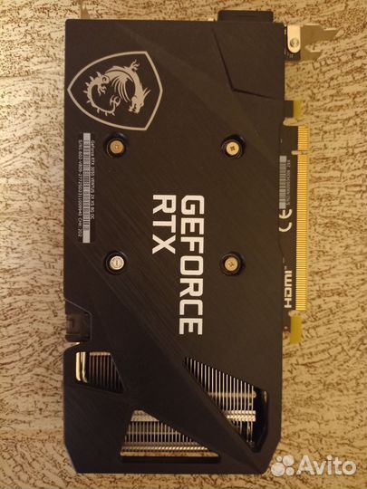 Видеокарта RTX 3050 8GB MSI Ventus