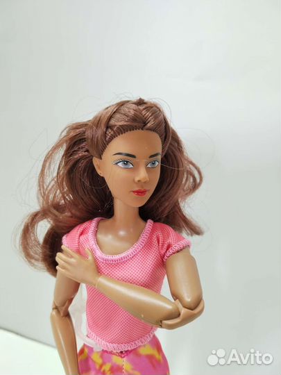 Кукла спортсменка шарнирная с велосипедом