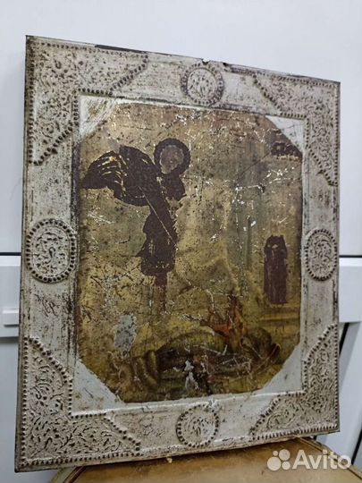 Икона старинная.Георгий Победоносец