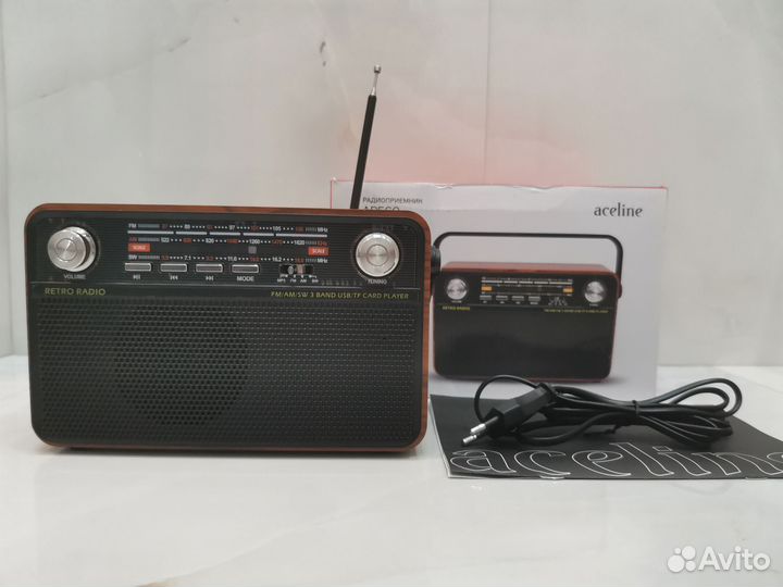 Радиоприемник Bluetooth AUX USB microSD