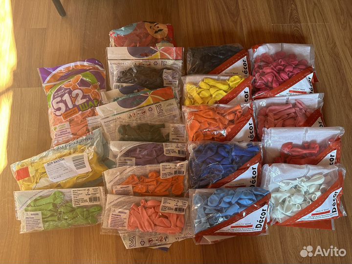 Воздушные шары остатки