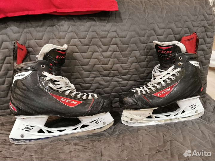 Коньки CCM RBZ 13 US Sr, стакан ссм SB +4,0