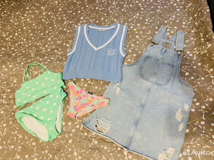Вещи фирменные пакетом 146/152