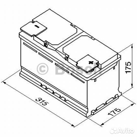 Аккумулятор TAB Magic 85Ач 800А 315х175х175