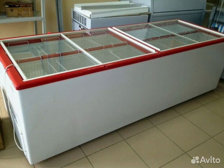 Морозильник бонета красный