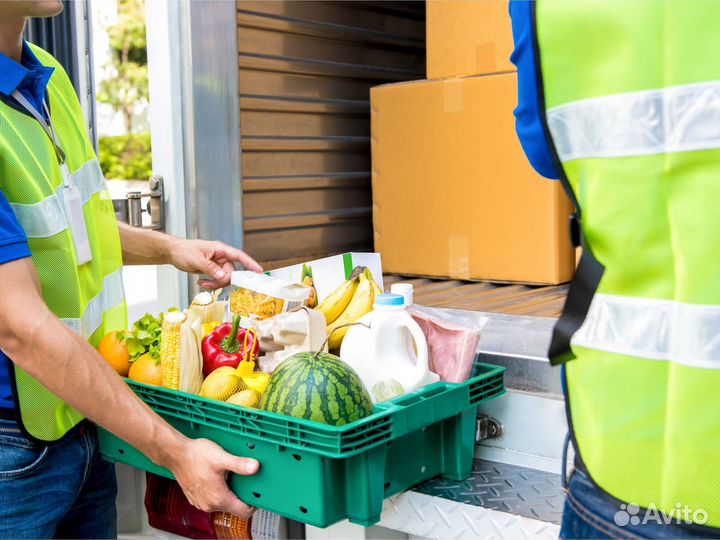 Грузчик в ночь на склад продуктов