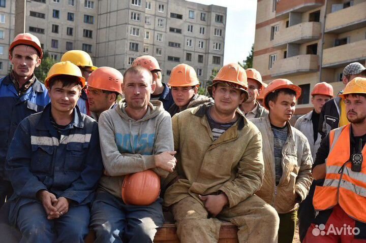 Разнорабочие, рабочие на вахту, рабочий персонал