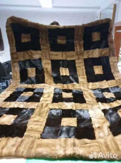 Покрывало из натурального меха