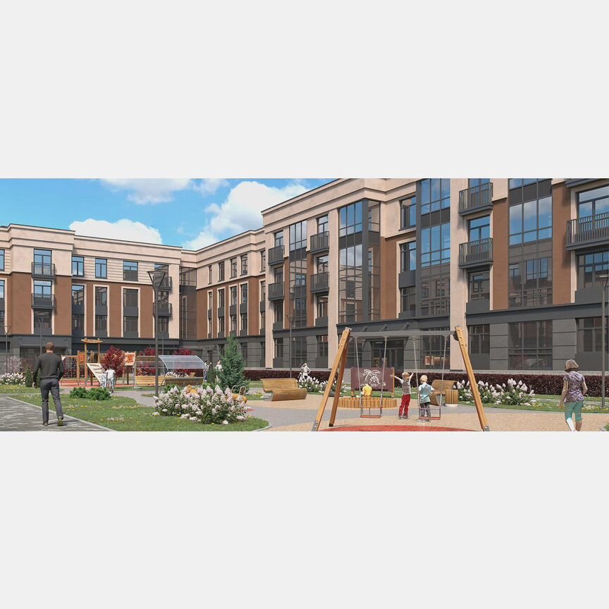 2-к. квартира, 66,5 м², 2/4 эт.