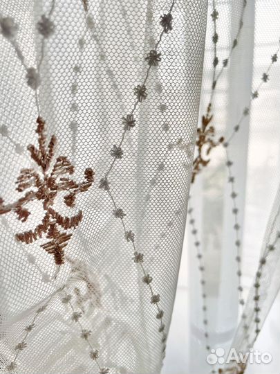 Тюль на кухню новая 3 метра