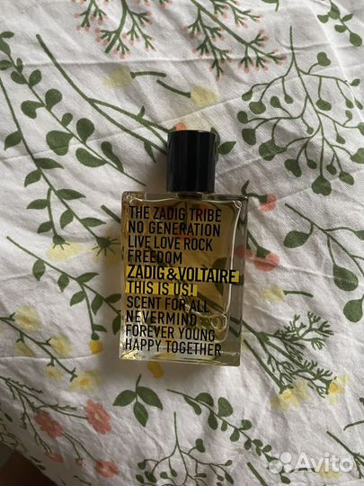 Туалетная вода женская zadig&voltaire