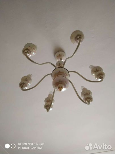 Люстра фарфоровая