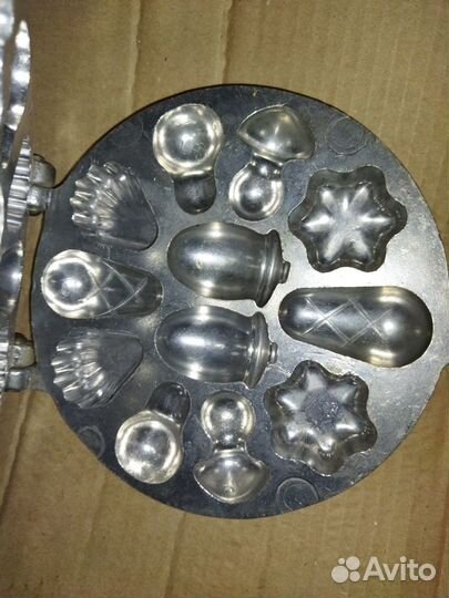 Форма печенье выпечка орешки грибочки СССР