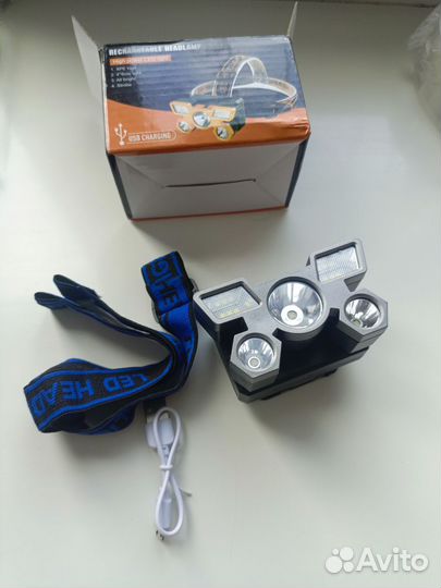 Светодиодный налобный фонарь