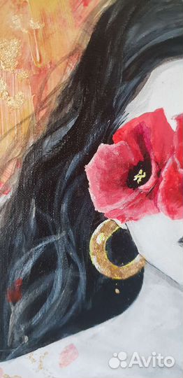 Картина акрил, холст