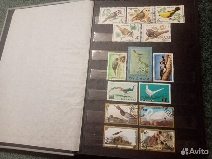 Альбом с марками флора и фауна