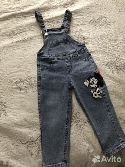 Джинсовый комбинезон