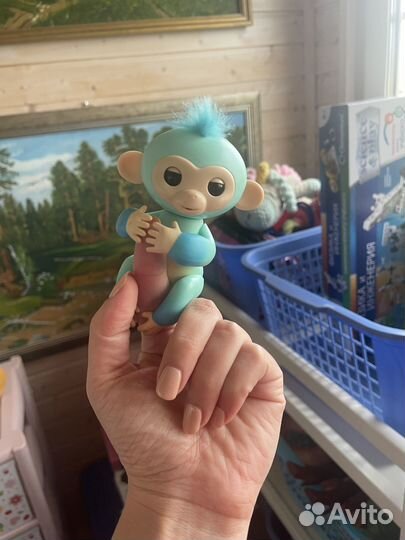 Игрушка на палец обезьянка