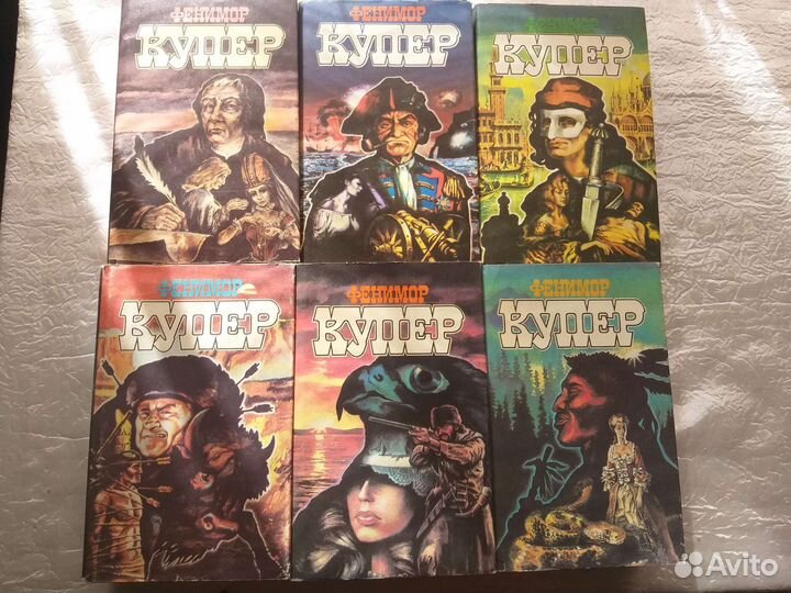 Фенимор Купер в 6 томах