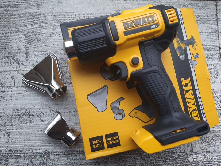 Строительный фен dewalt DCE530