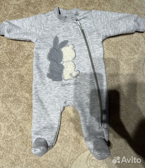 Комбинезон утепоенный на флисе 62