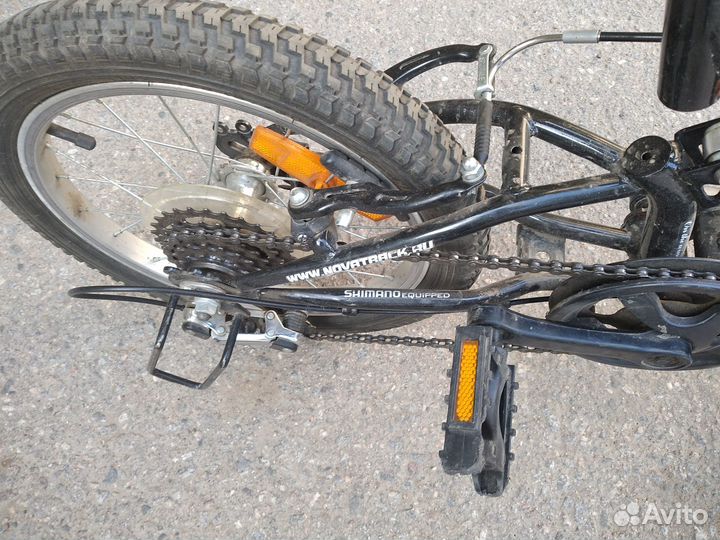Велосипед novatrack на 4-6 лет