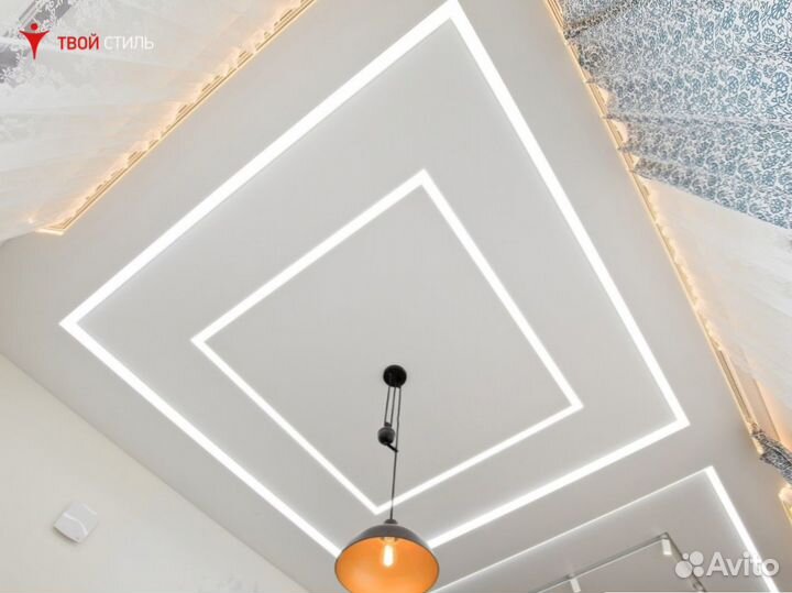 Натяжные потолки. Чистый монтаж