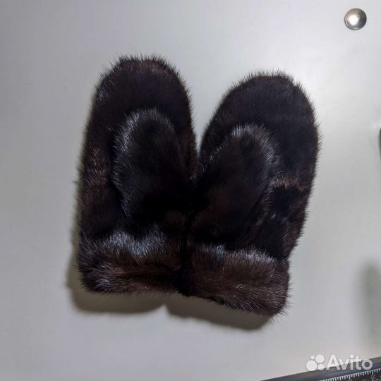 Варежки из норки