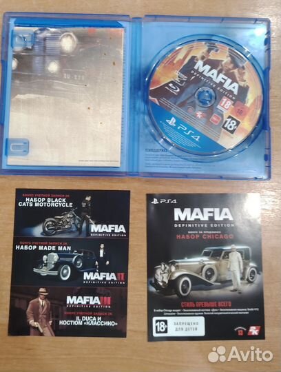 PS4 игра Mafia: Definitive Edition