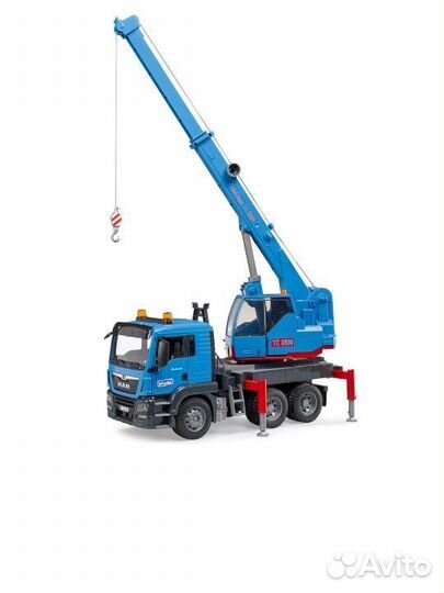 Подъемный кран bruder man новый