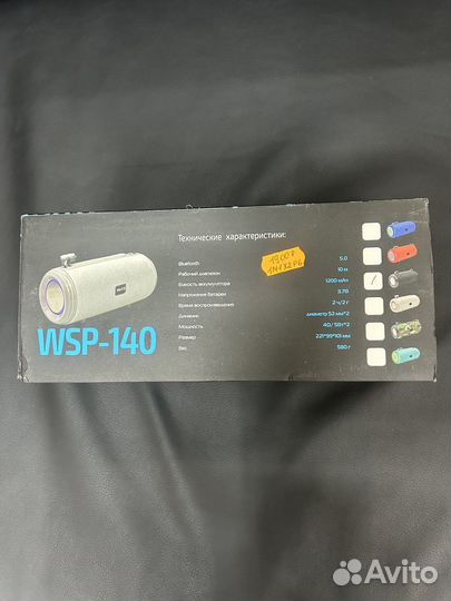 Колонка walker wsp-140