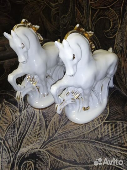 Фарфоровые статуэтки лфз Конь СССР