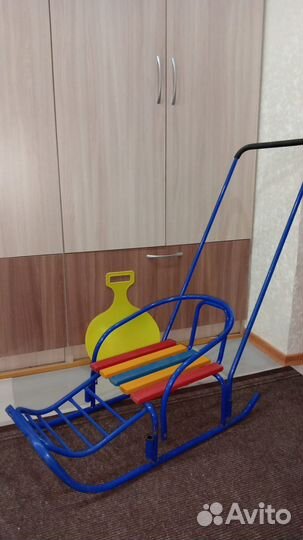 Детские санки, ледянка