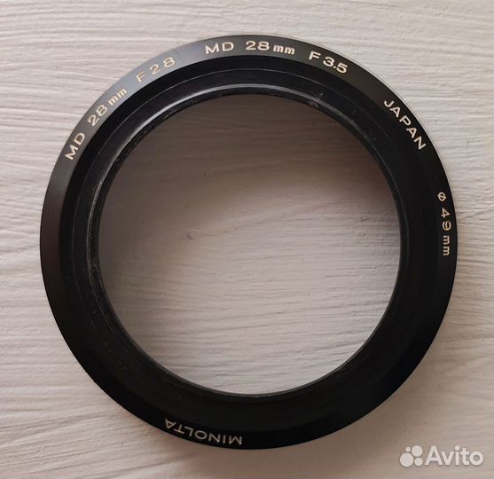 Minolta MD W.Rokkor 28 mm f/ 2.8 + переходник 4/3