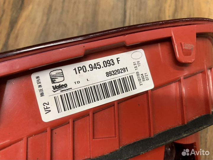 Seat Leon (1P1) Фонарь задний внутренний левый