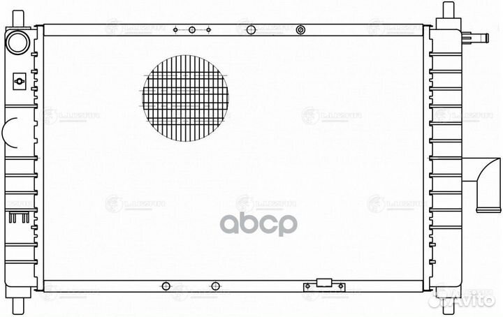 Радиатор охлаждения Daewoo Matiz 01- 0.8i/1.0i