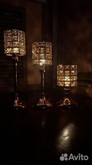 Подсвечник золотой