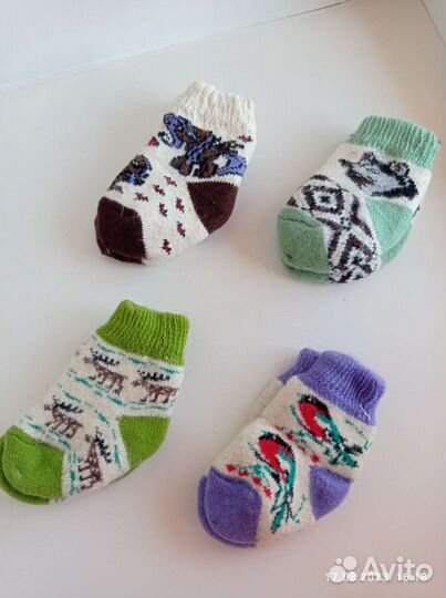 Носочки шерстяные детские новые