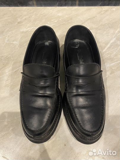 Лоферы мужские кожаные 40