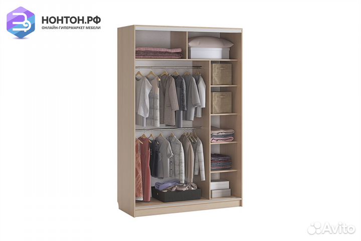 Шкаф-купе Гранд 1-600 дуб млечный