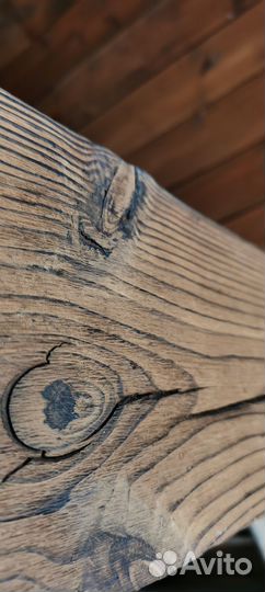 Брошировка дерева, состаривание