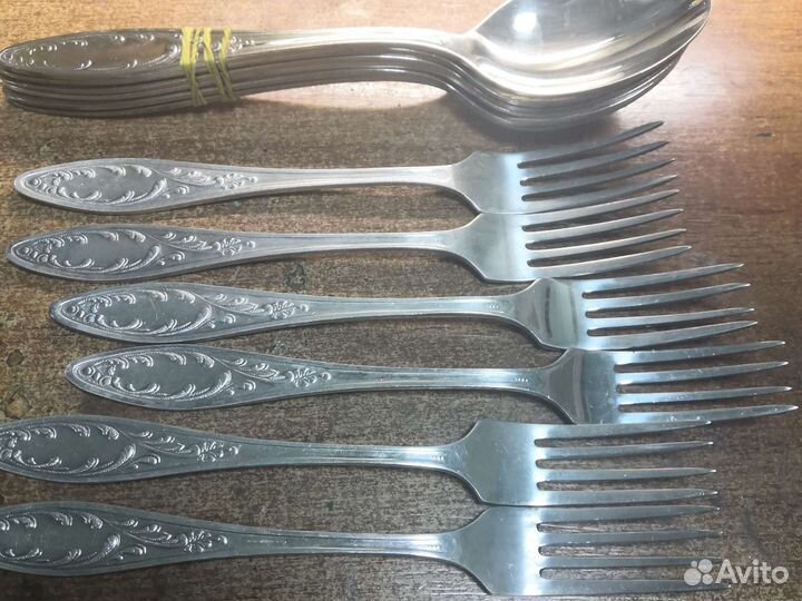 Вилки ложки мельхиор СССР