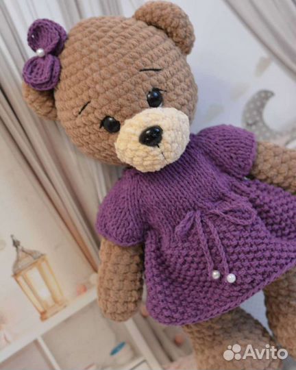 Большой плюшевый Мишка ручная работа